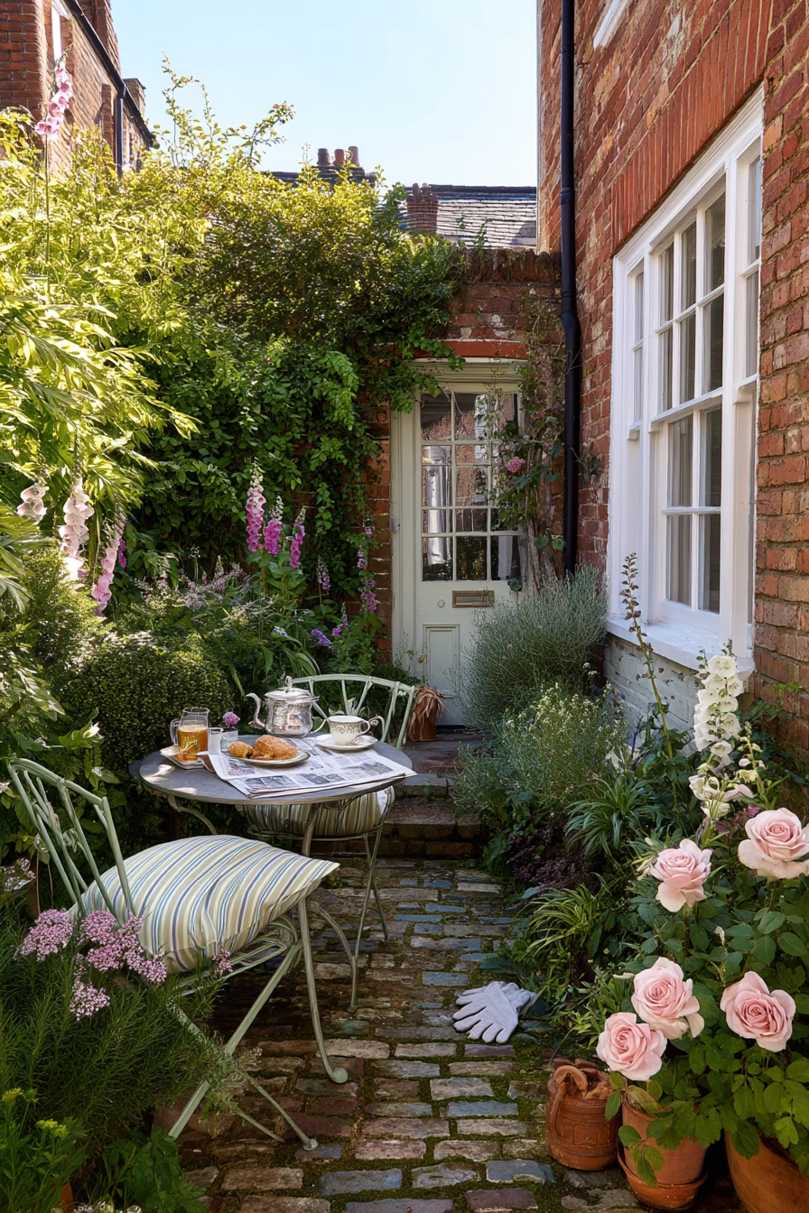 Cottage Garden Patio Breakfast Nook