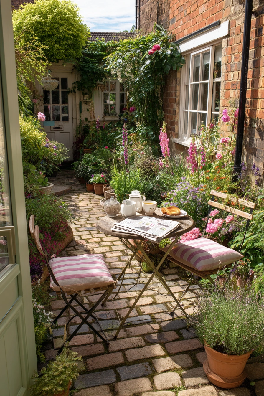 Cottage Garden Patio Breakfast Nook