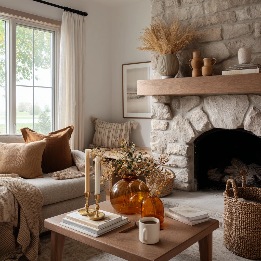 fall mantel decor ideas