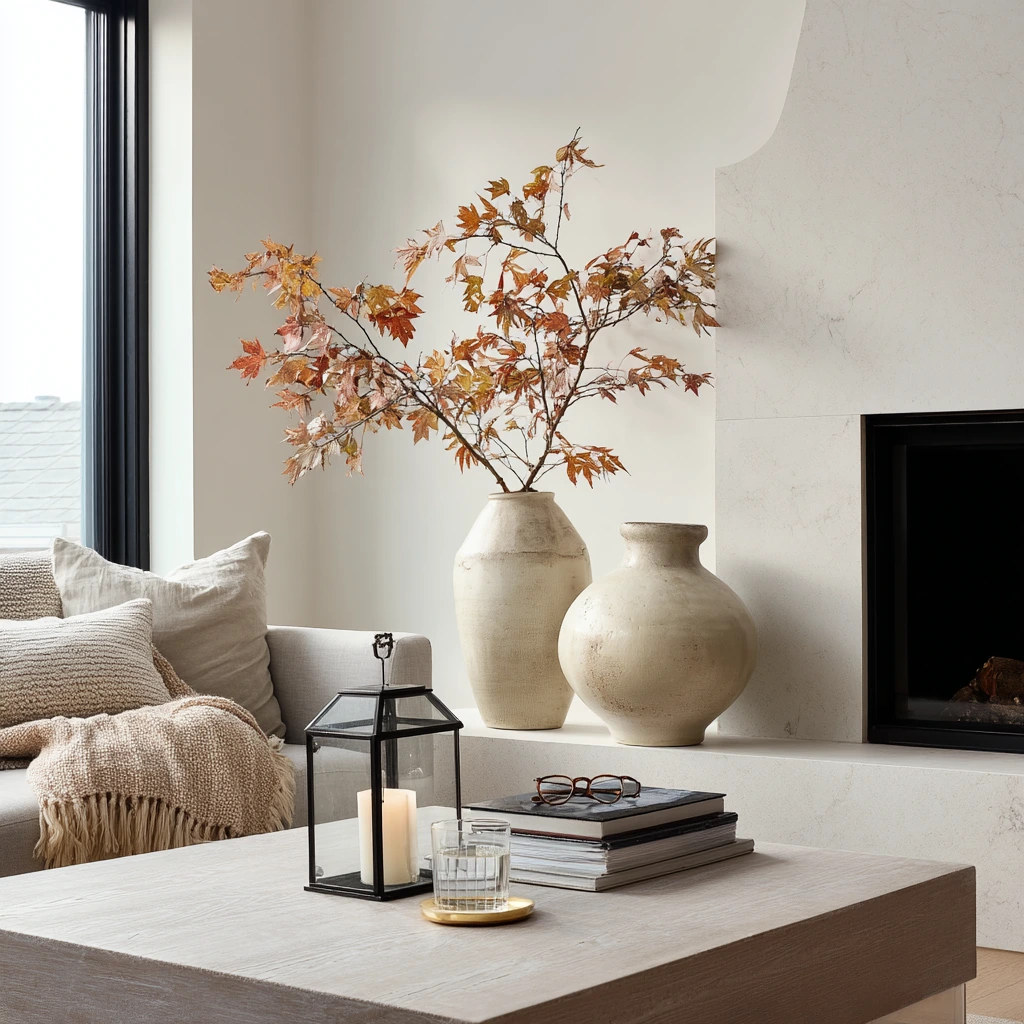Minimal Mantel for a Quiet Couple’s Home