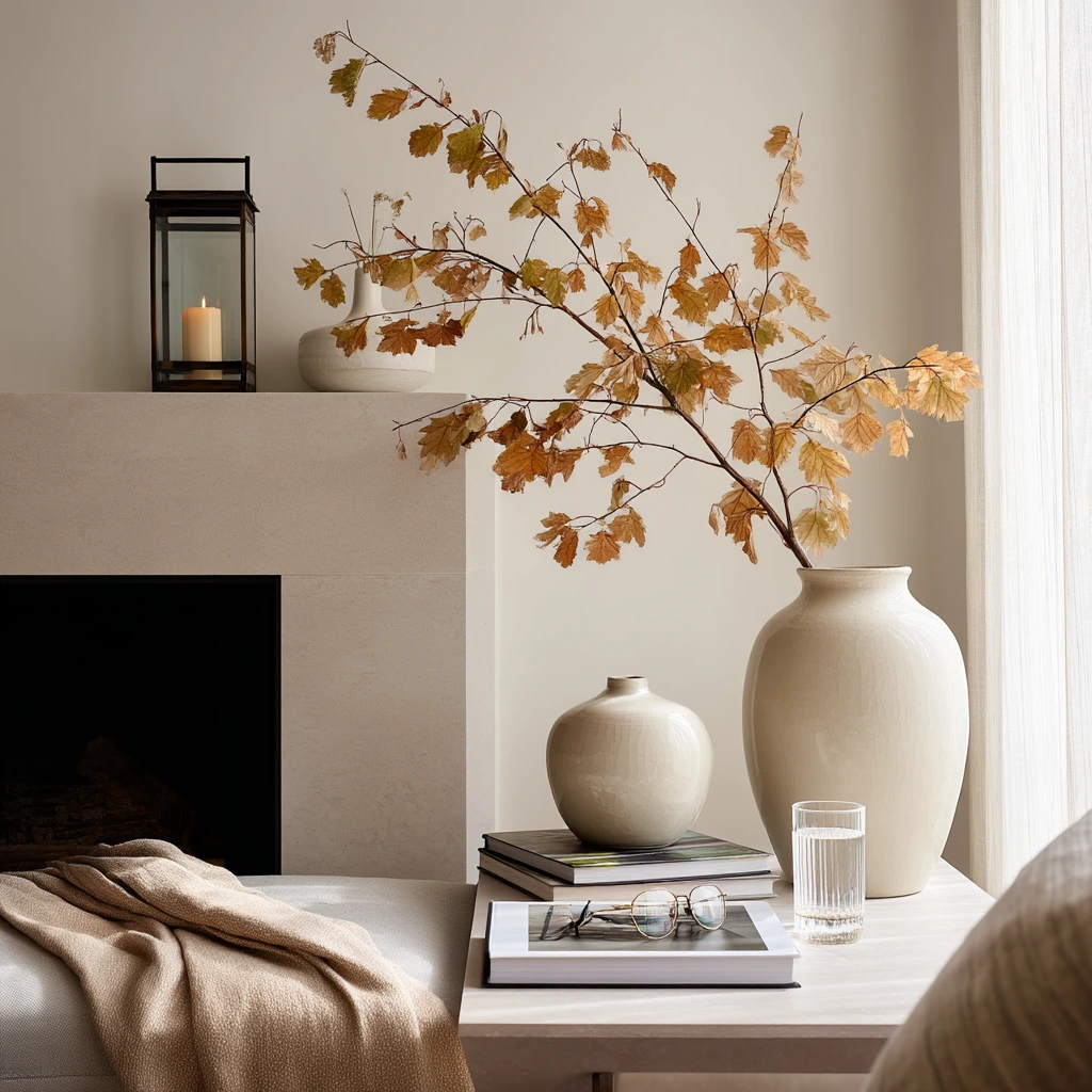 Minimal Mantel for a Quiet Couple’s Home
