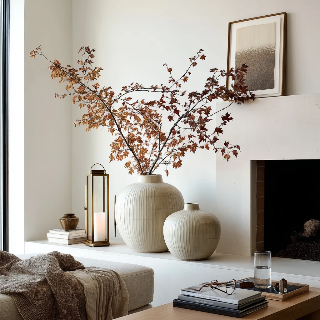 Minimal Mantel for a Quiet Couple’s Home
