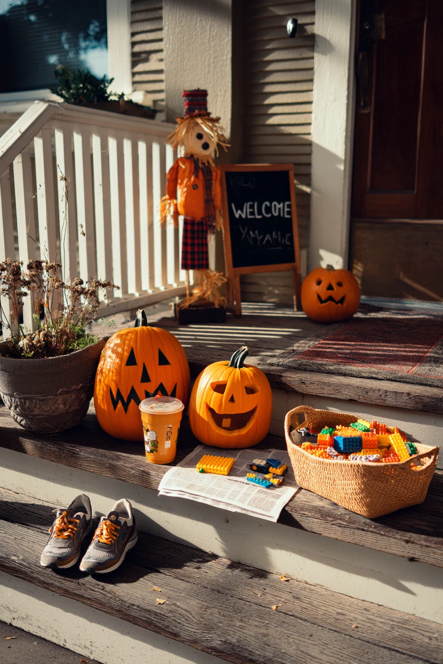 Kids’ Harvest Porch Moment