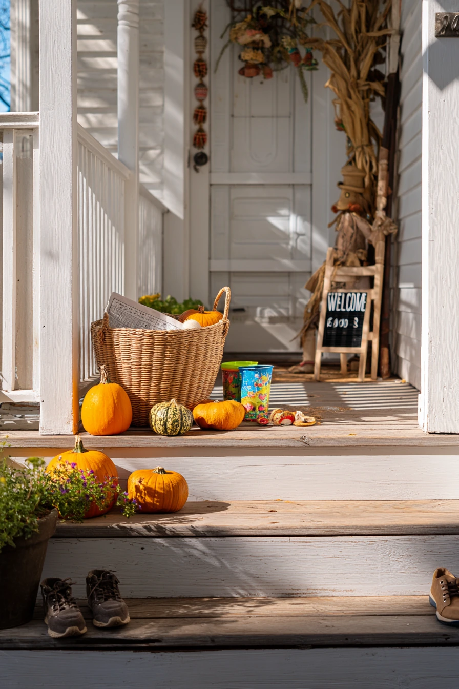 Kids’ Harvest Porch Moment