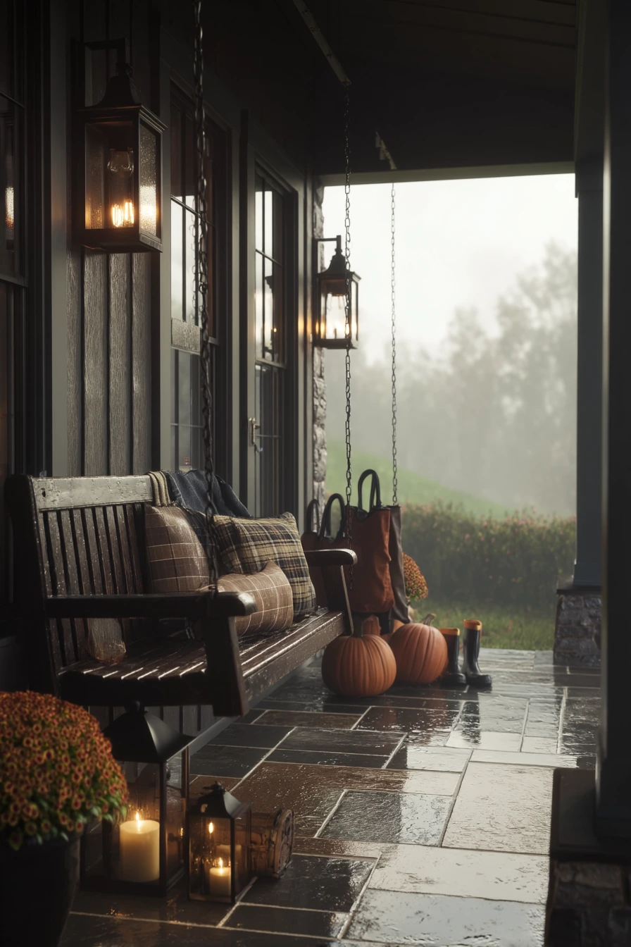 Rainy-Day Fall Entry