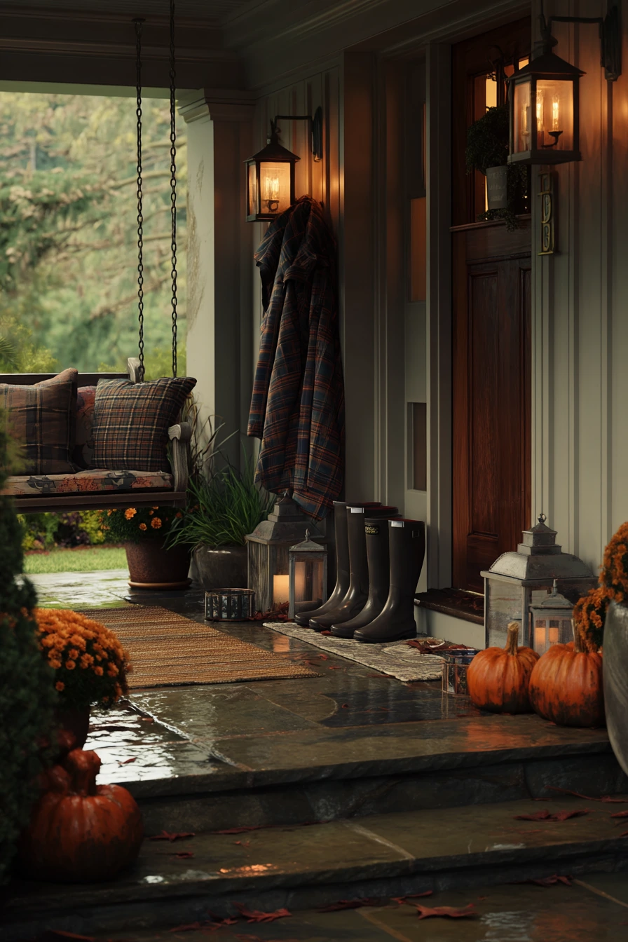 Rainy-Day Fall Entry
