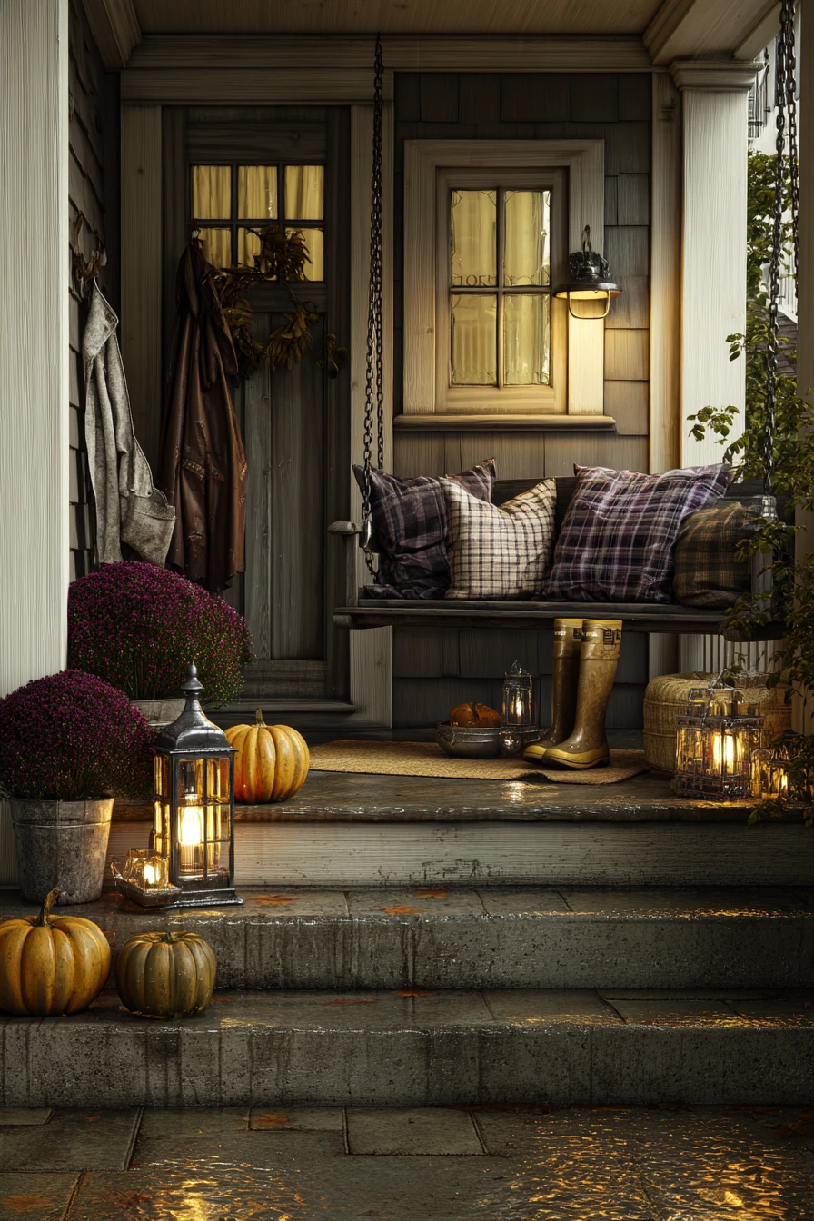 Rainy-Day Fall Entry
