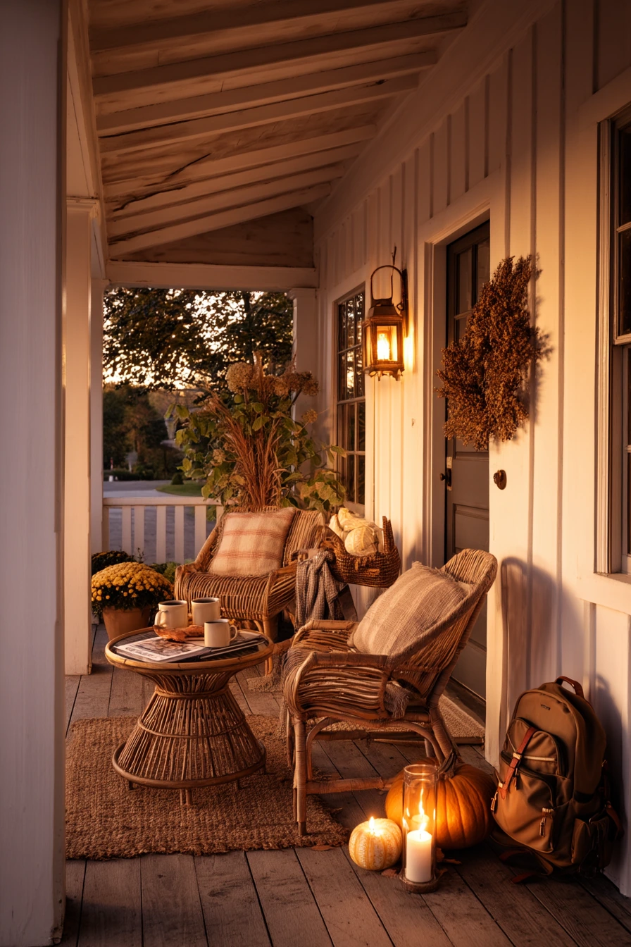 Cozy Evening Porch for Visitors