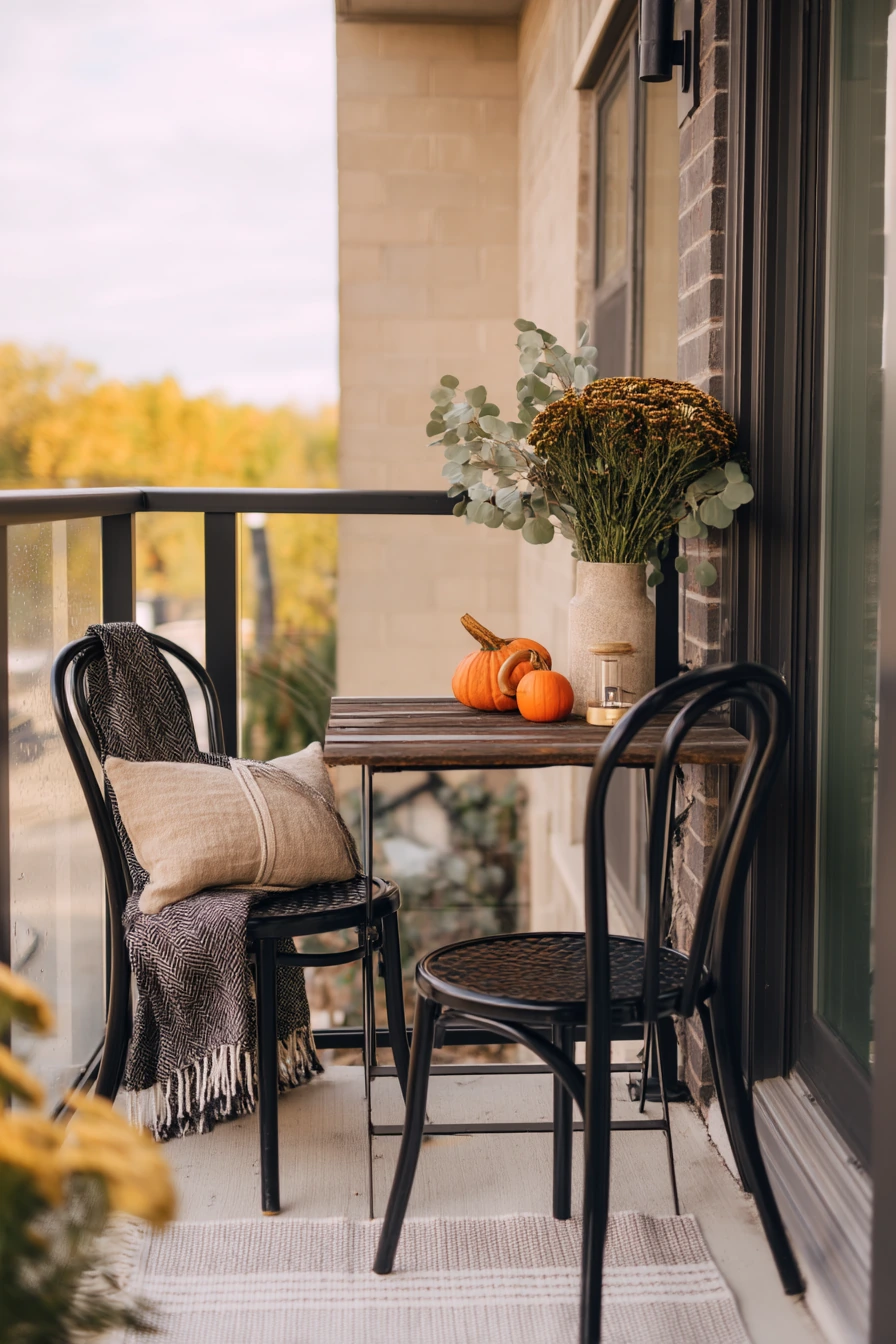 Small Porch, Big Fall Welcome