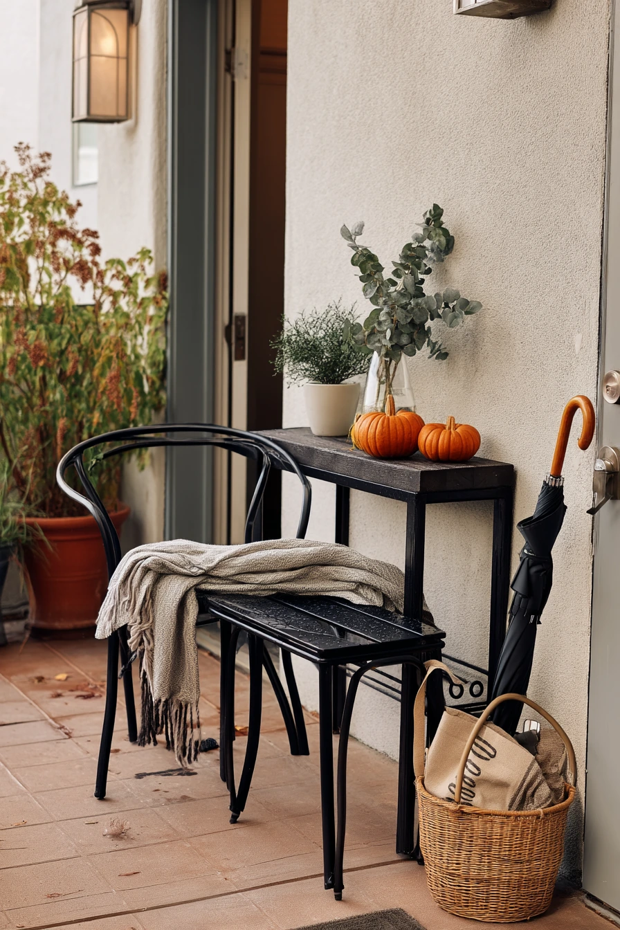 Small Porch, Big Fall Welcome