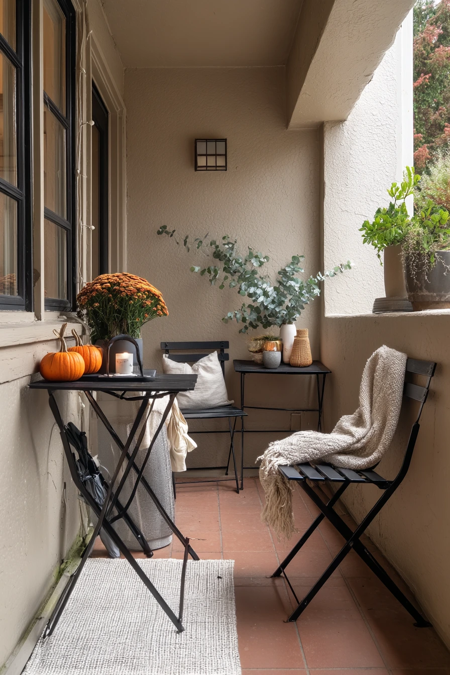 Small Porch, Big Fall Welcome