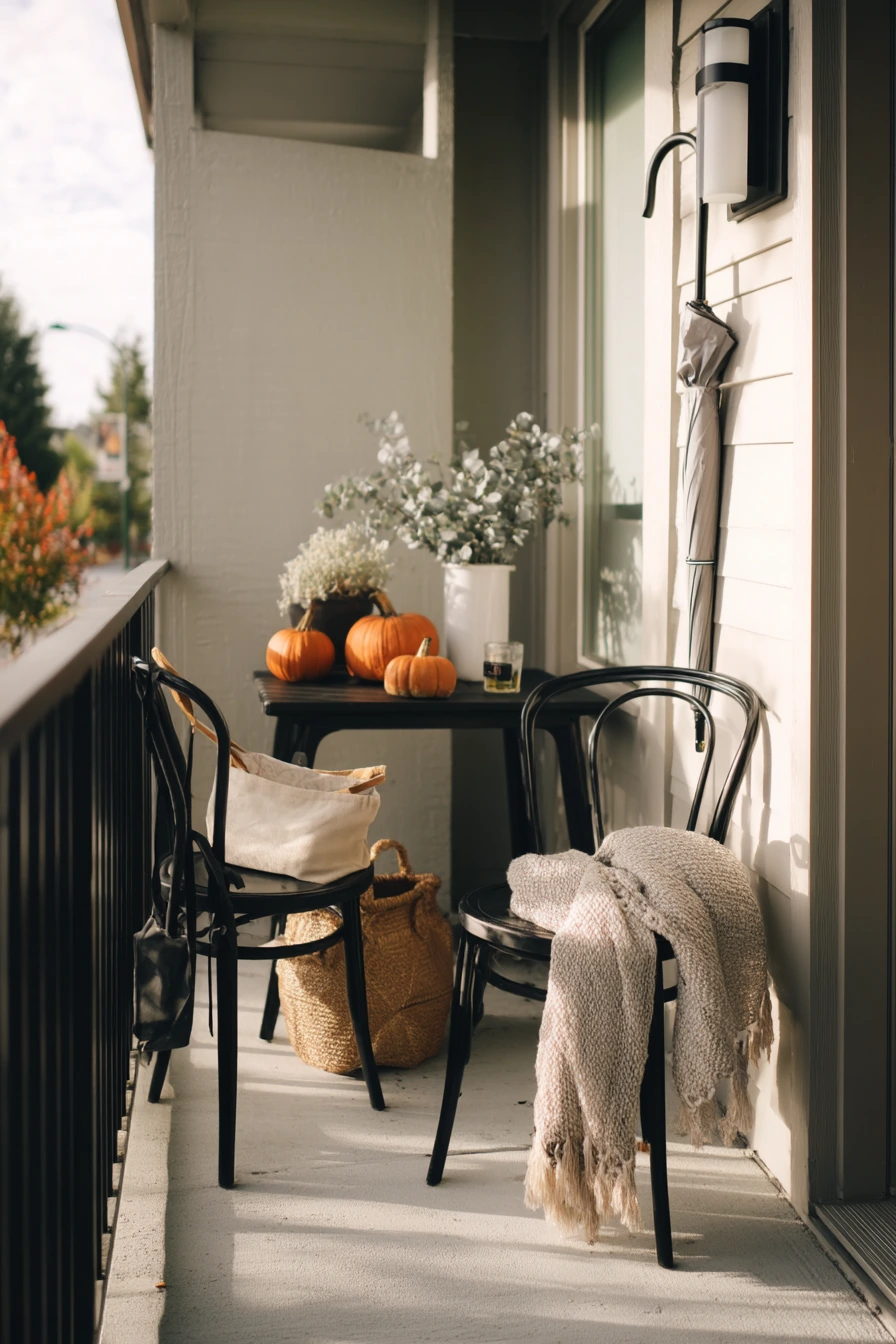 Small Porch, Big Fall Welcome