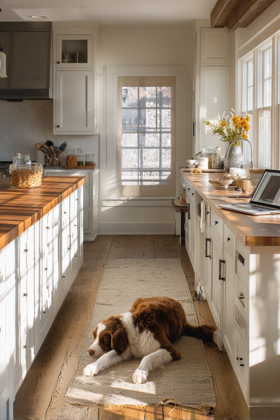 10. Pet-Friendly Everyday Farmhouse Kitchen