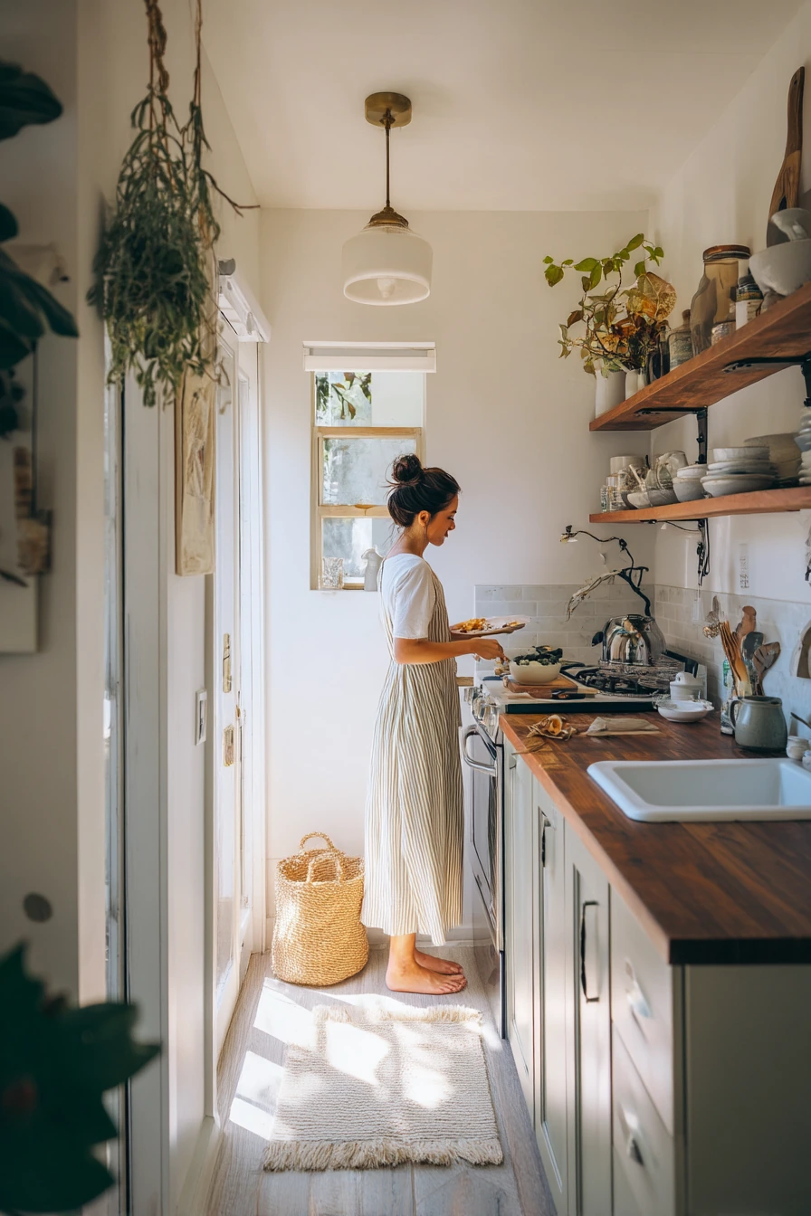 2. Small-Space Farmhouse Galley