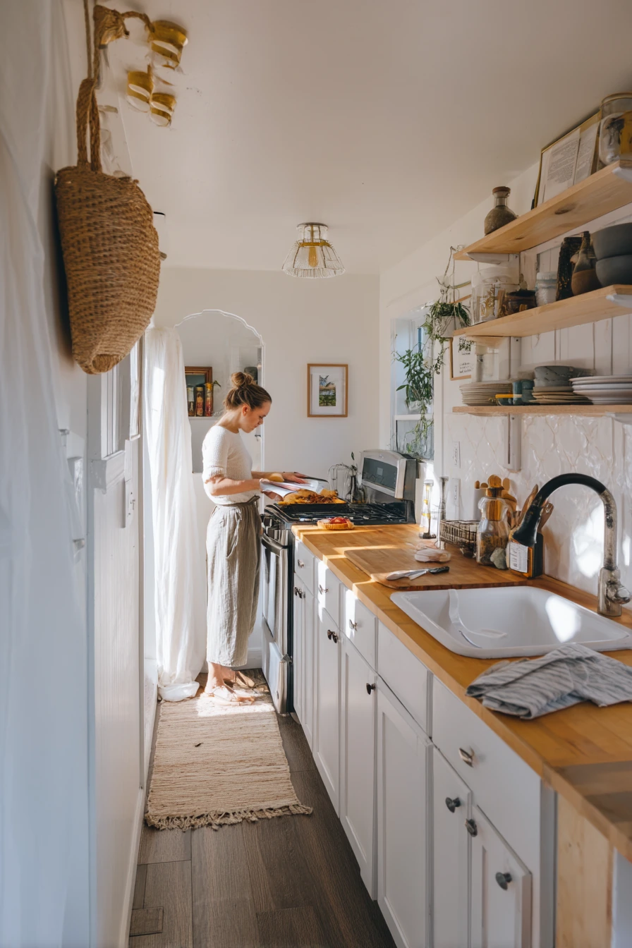 2. Small-Space Farmhouse Galley