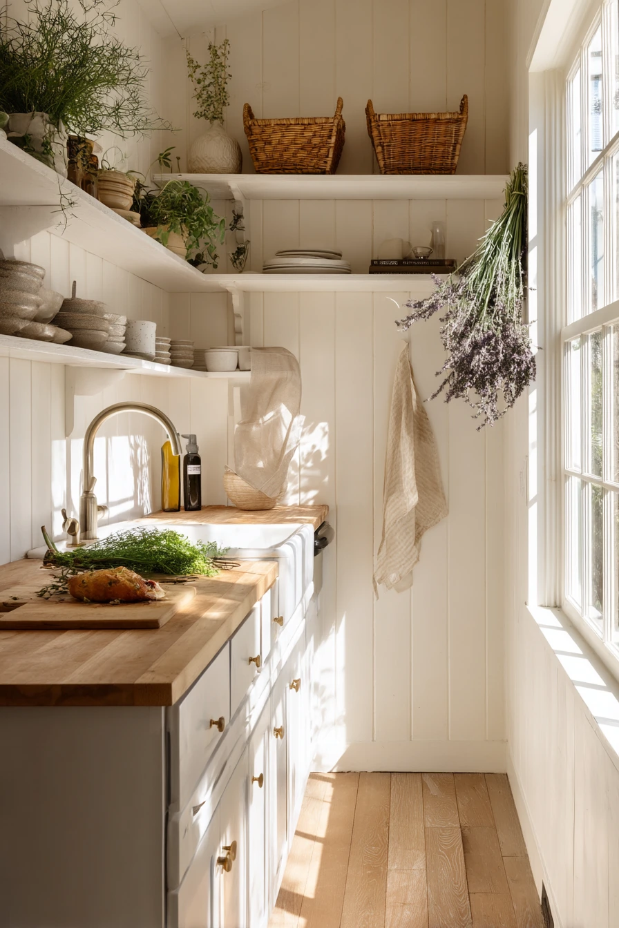 2. Small-Space Farmhouse Galley