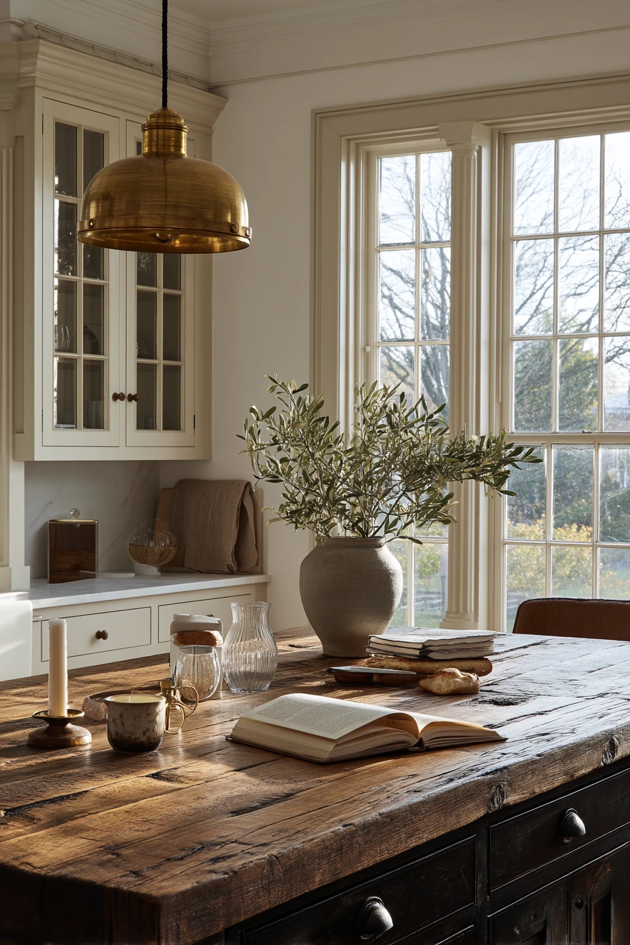 5. Rustic Entertaining Island