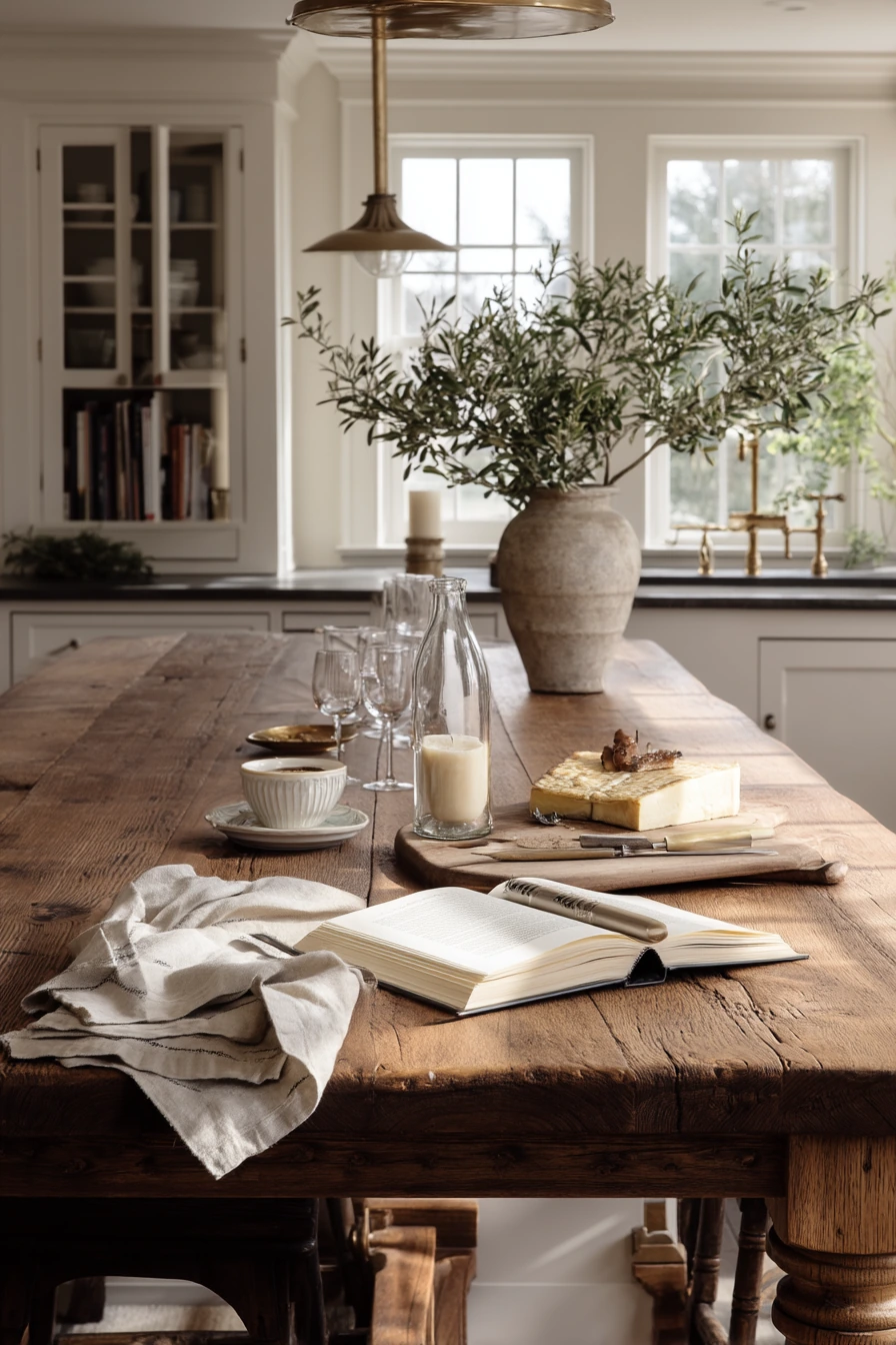5. Rustic Entertaining Island