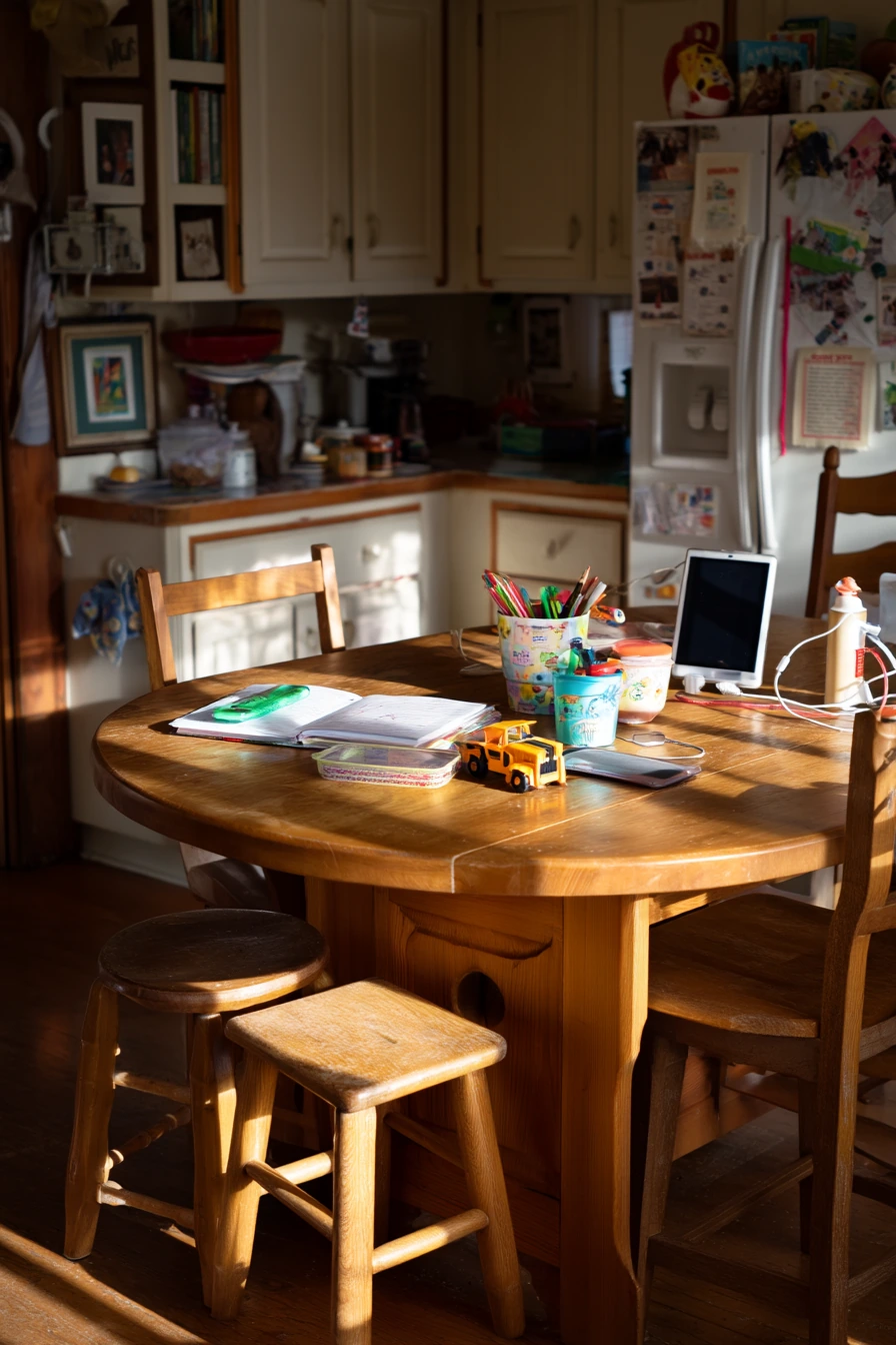 7. Family Home with Kid-Friendly Island