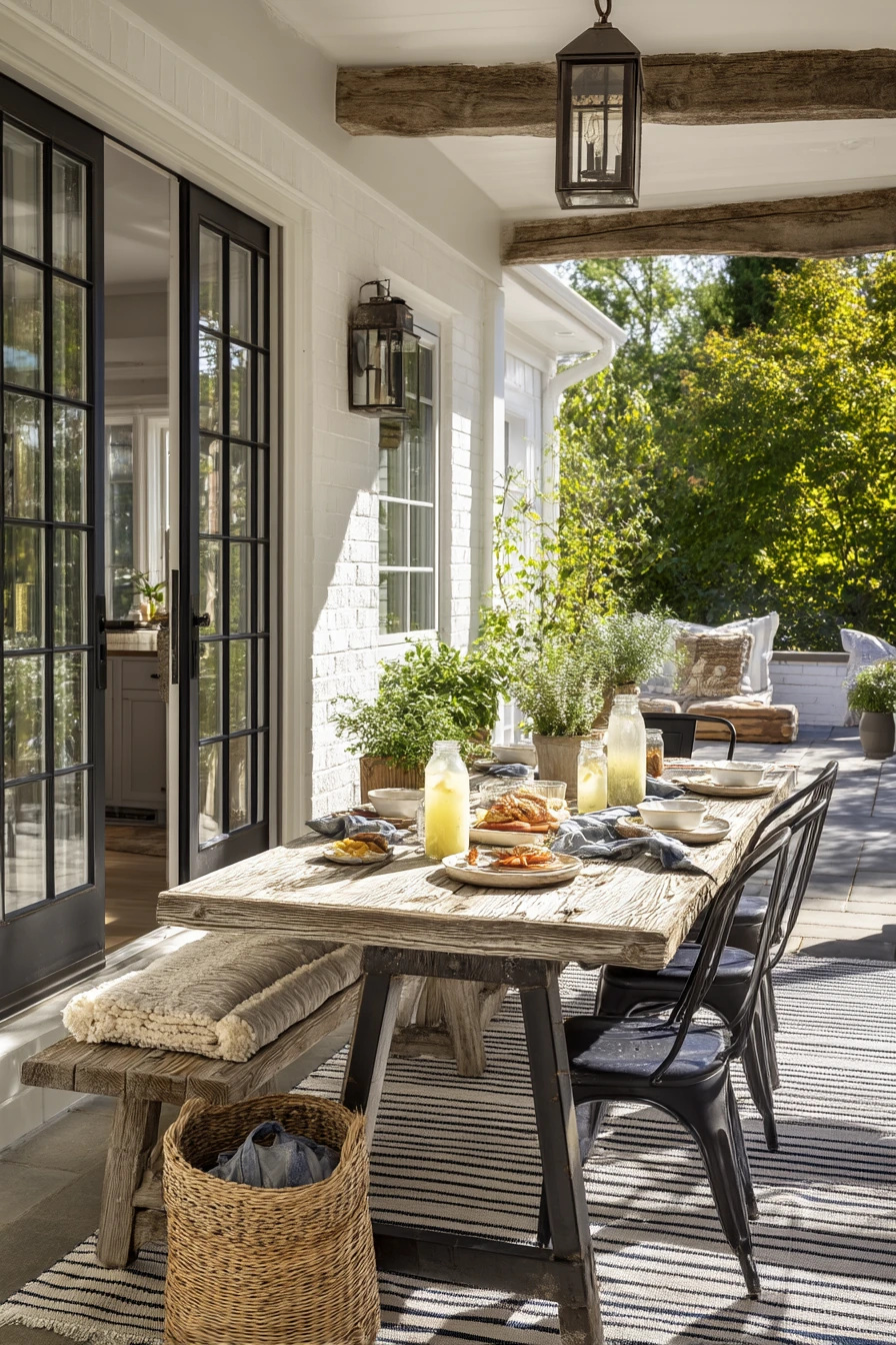 farmhouse patio ideas