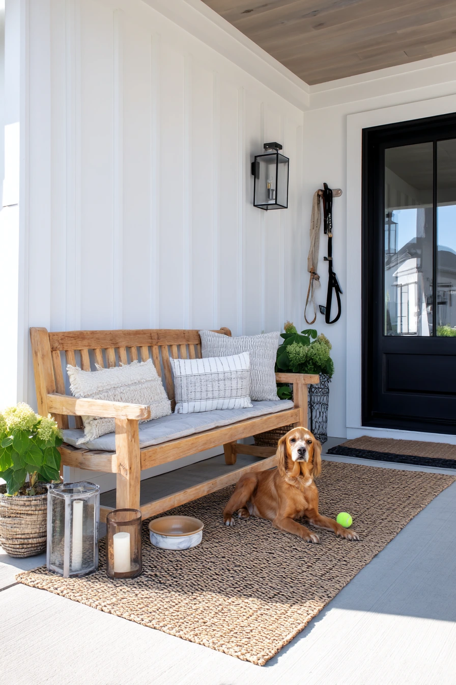Pet-Friendly Farmhouse Patio with Mudroom Access
