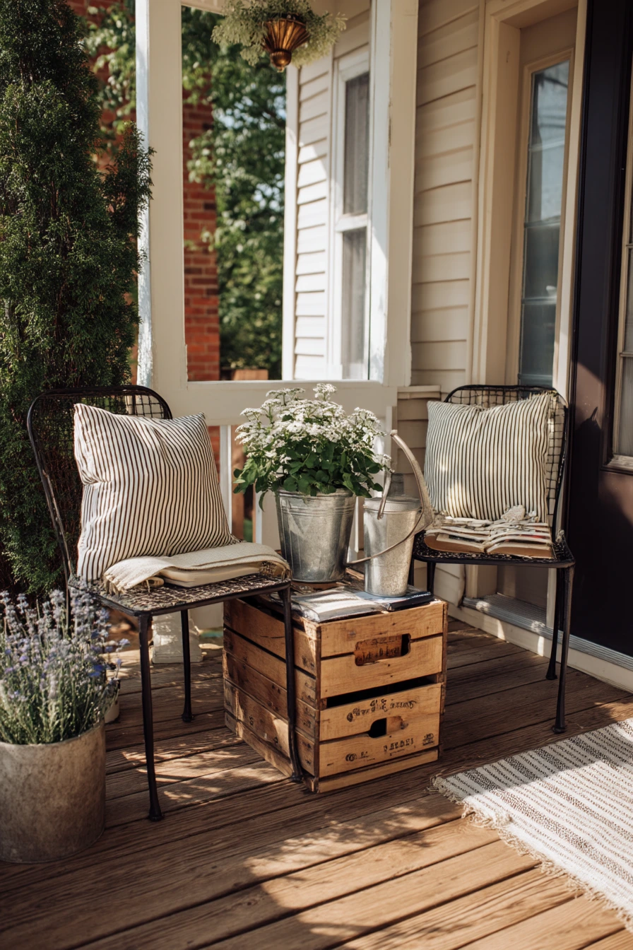 Budget-Friendly Porch Refresh with Thrifted Finds