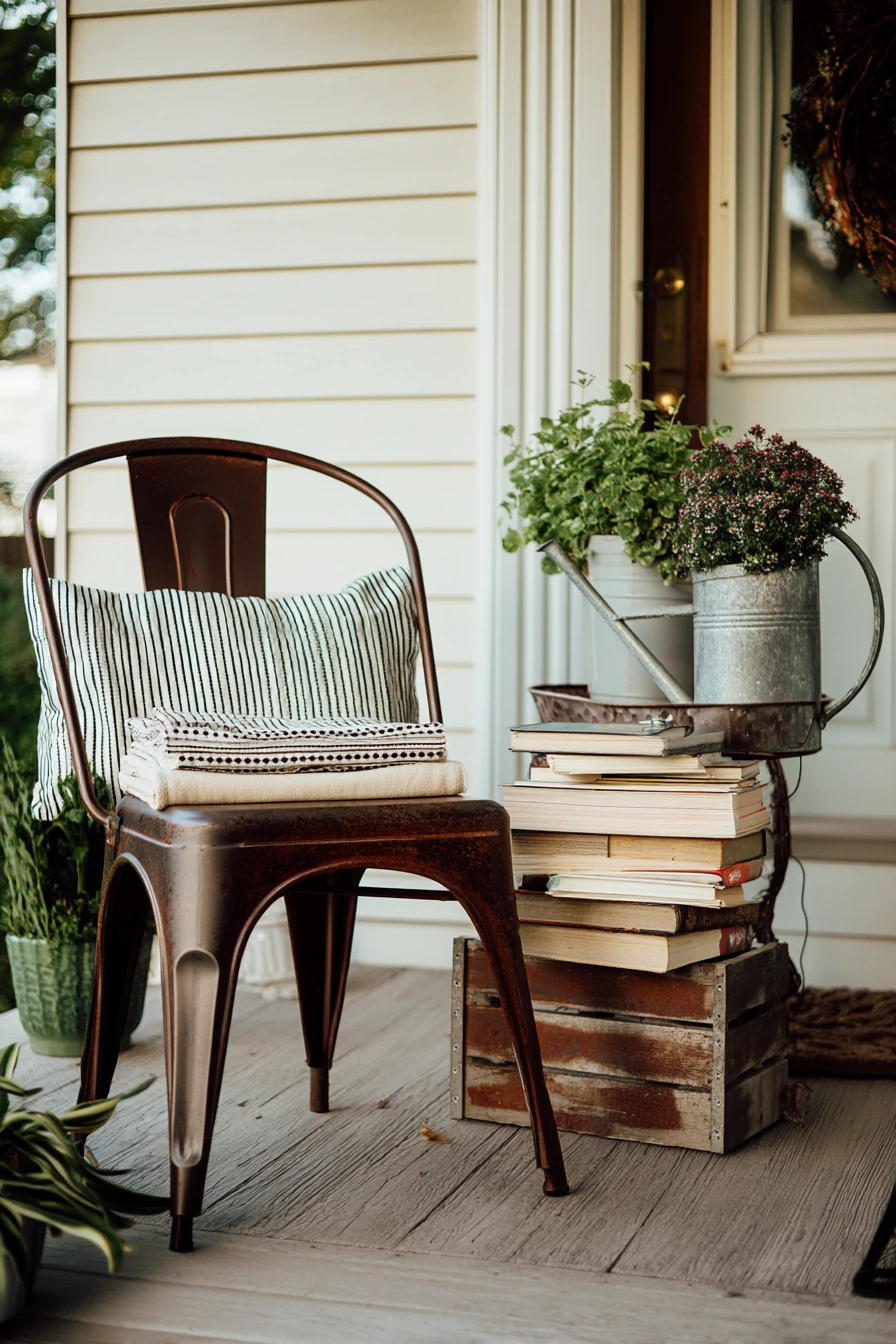 Budget-Friendly Porch Refresh with Thrifted Finds