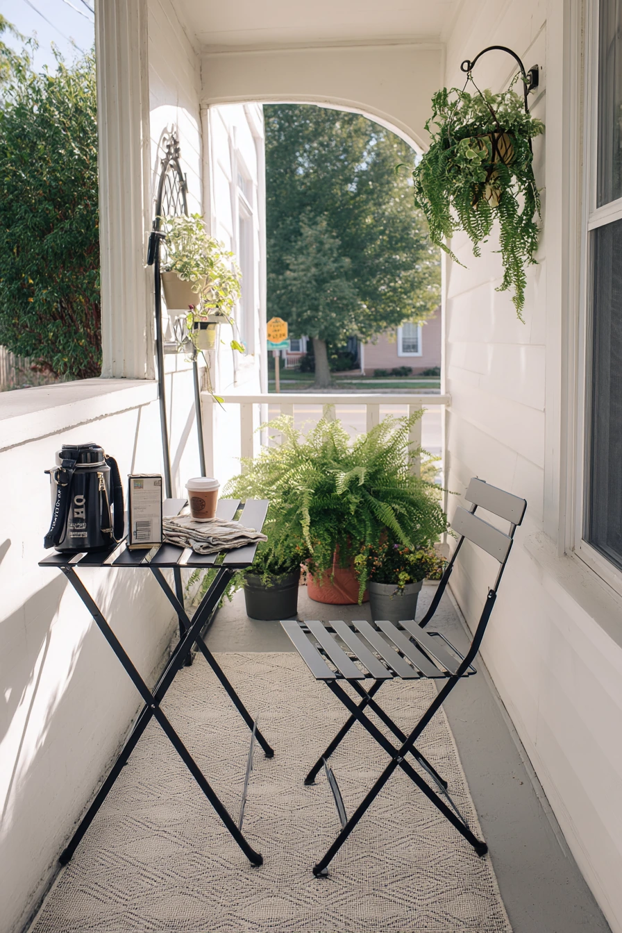 Renter-Friendly Porch with Portable Decor