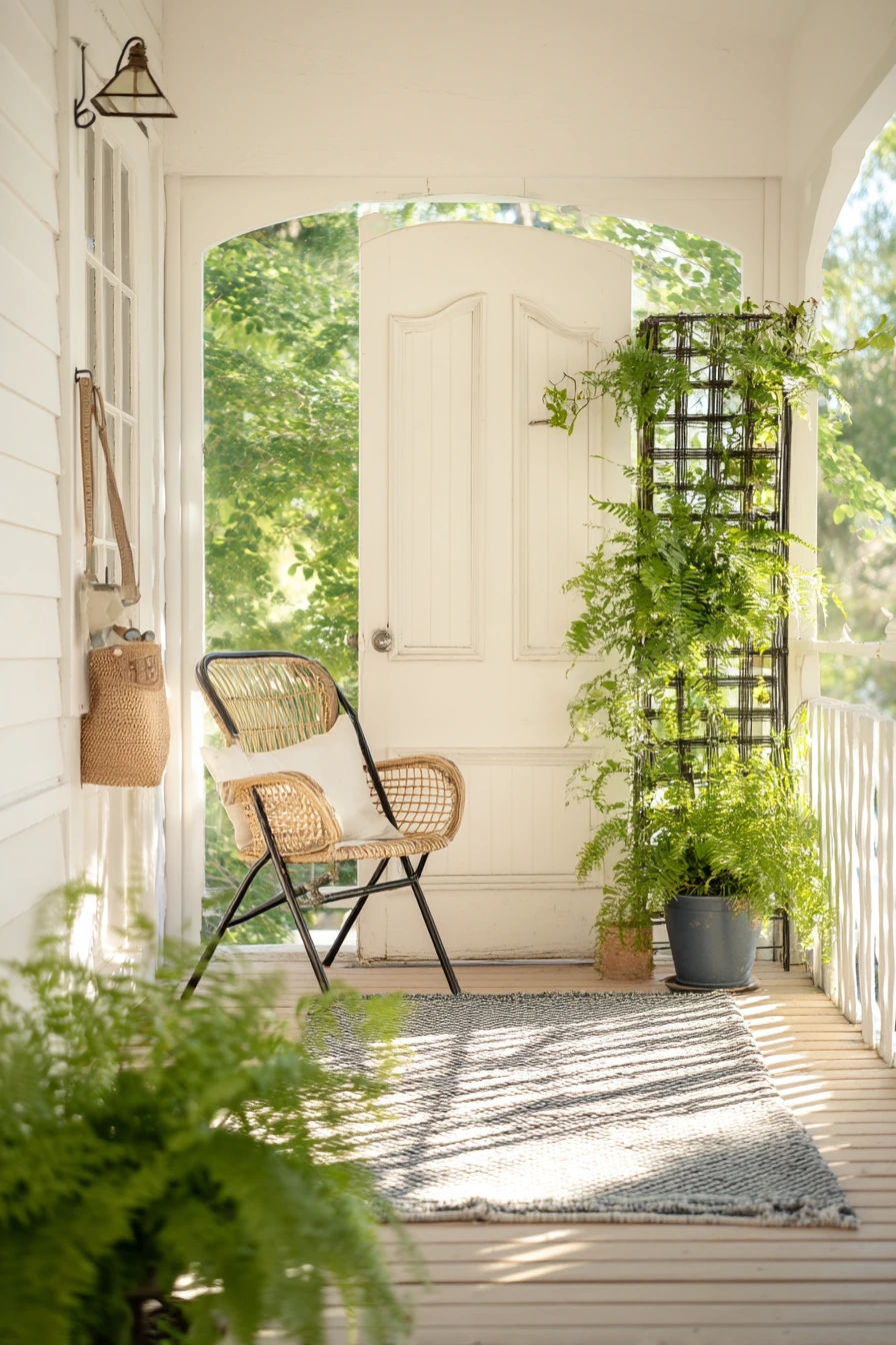 Renter-Friendly Porch with Portable Decor