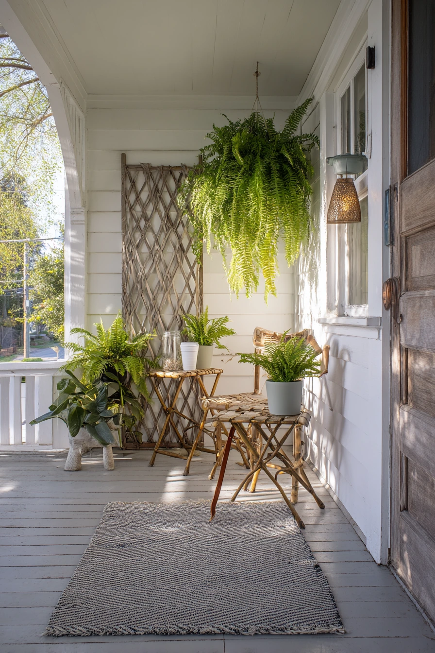 Renter-Friendly Porch with Portable Decor