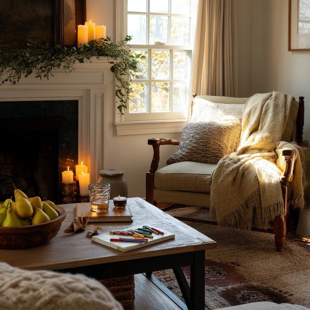 Seasonal Mantel Styling Moment
