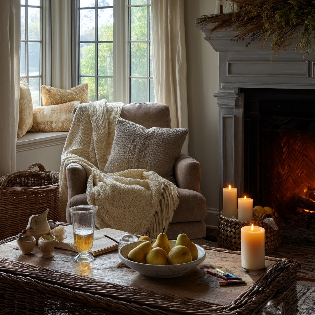 Seasonal Mantel Styling Moment