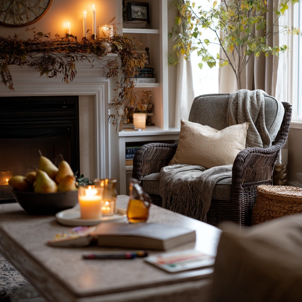 Seasonal Mantel Styling Moment