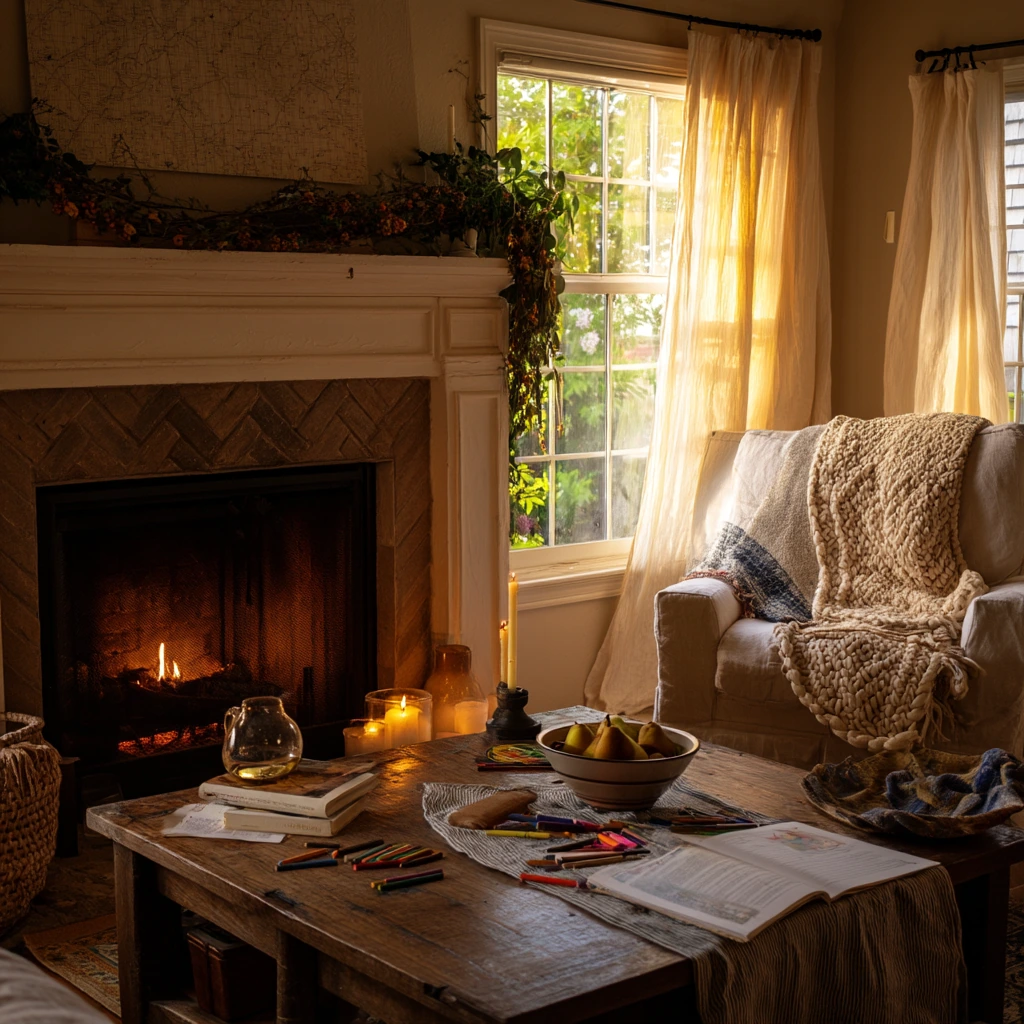 Seasonal Mantel Styling Moment