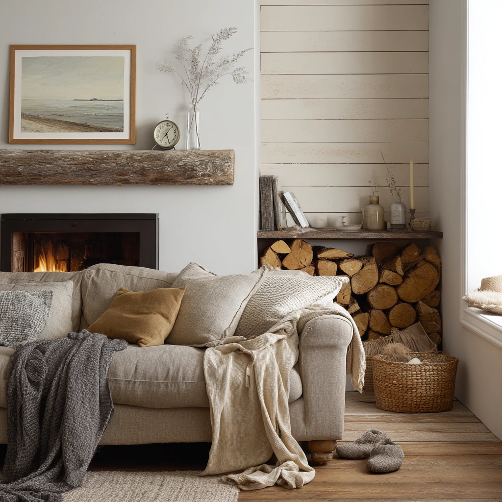 Modern Farmhouse Faux Hearth