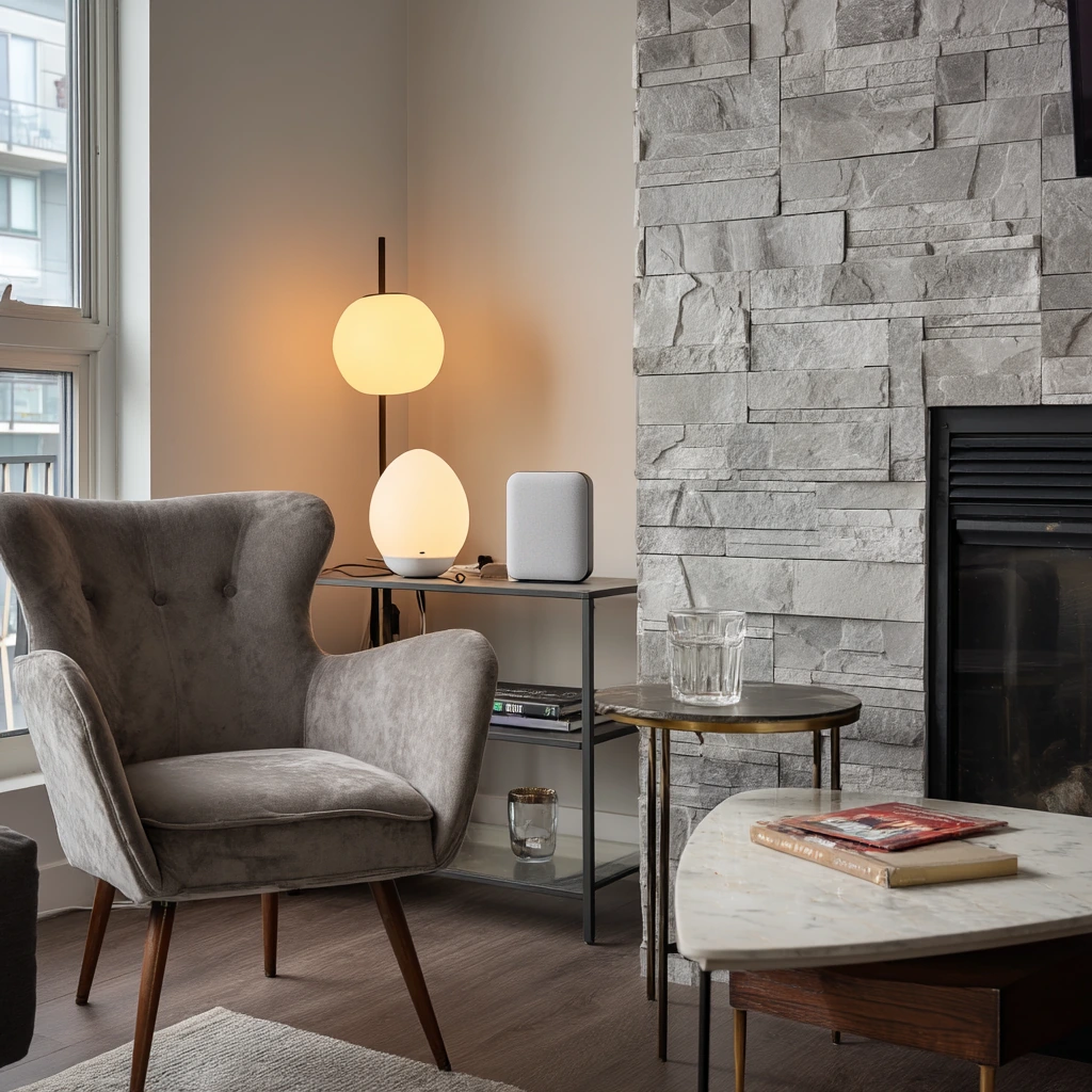 Renter-Friendly Stone Veneer Upgrade