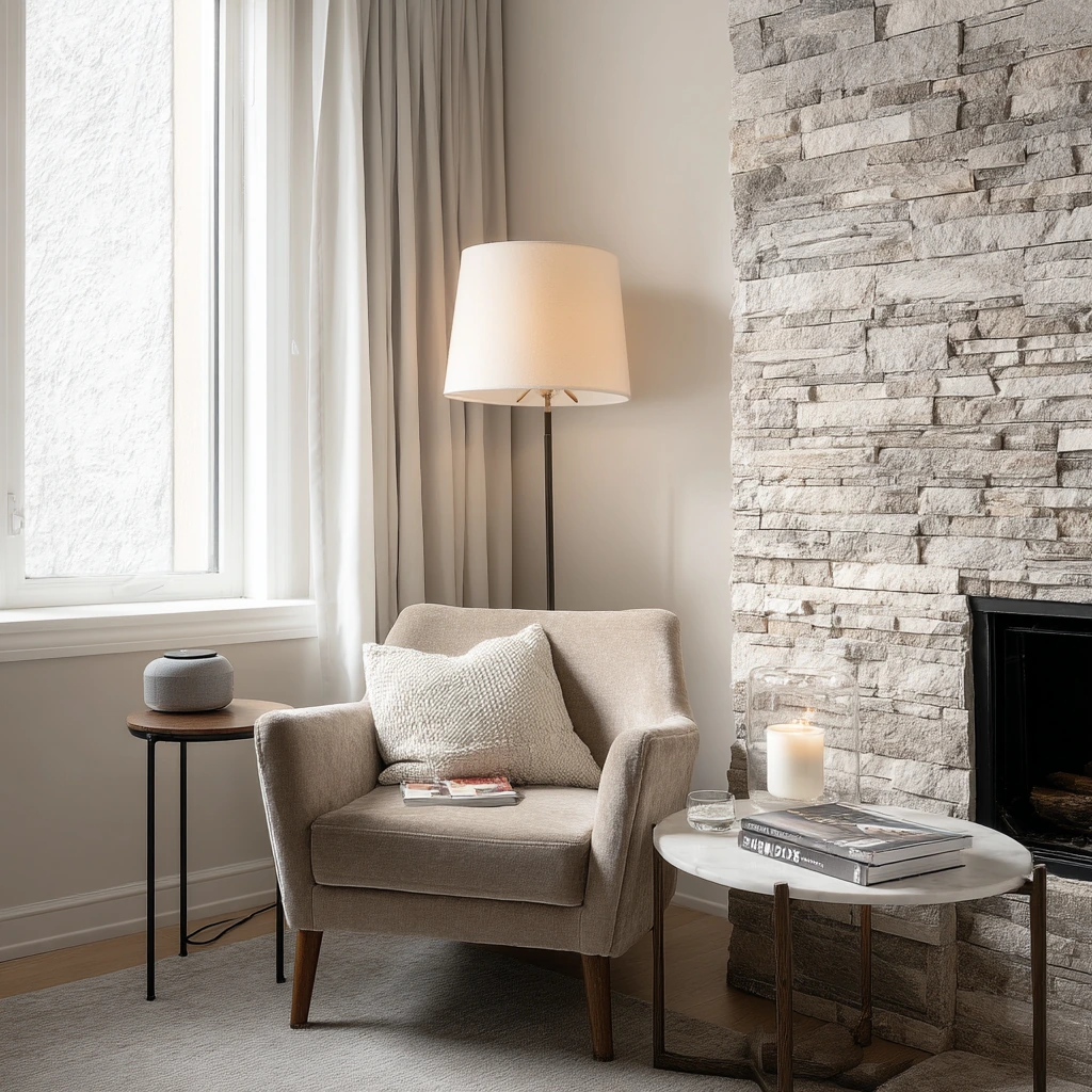 Renter-Friendly Stone Veneer Upgrade