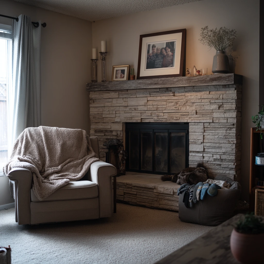 Modern Farmhouse Mantel Styling