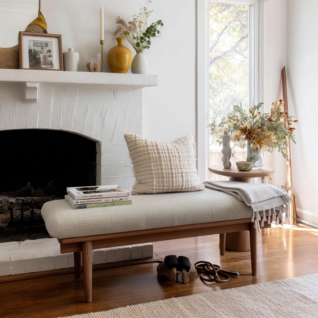 Renter-Friendly Bench Styling