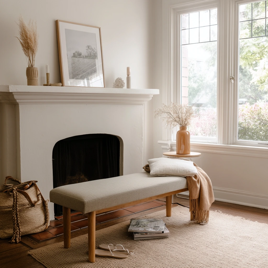 Renter-Friendly Bench Styling