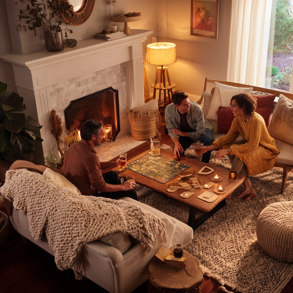Conversation Bench Around the Fire