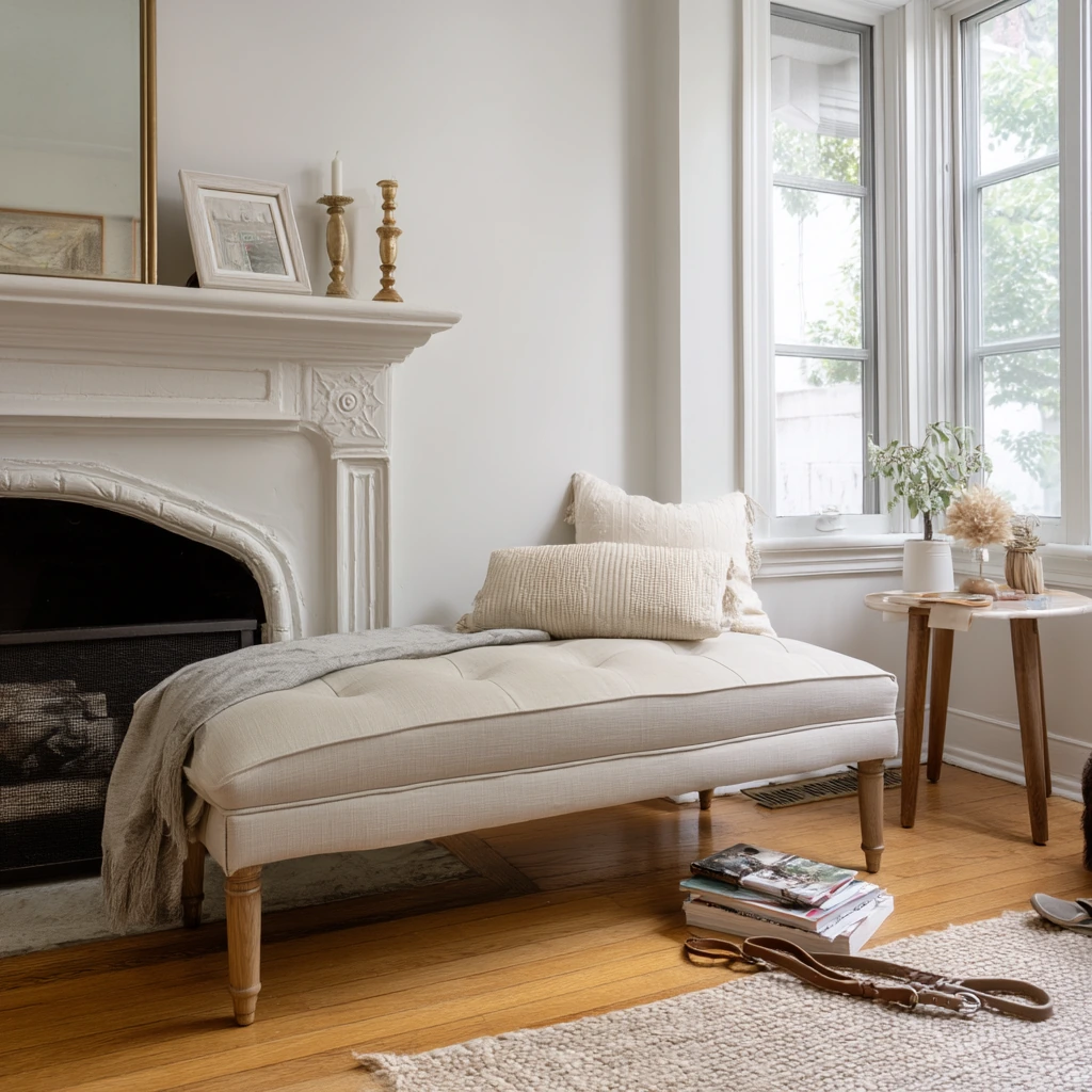 Renter-Friendly Bench Styling