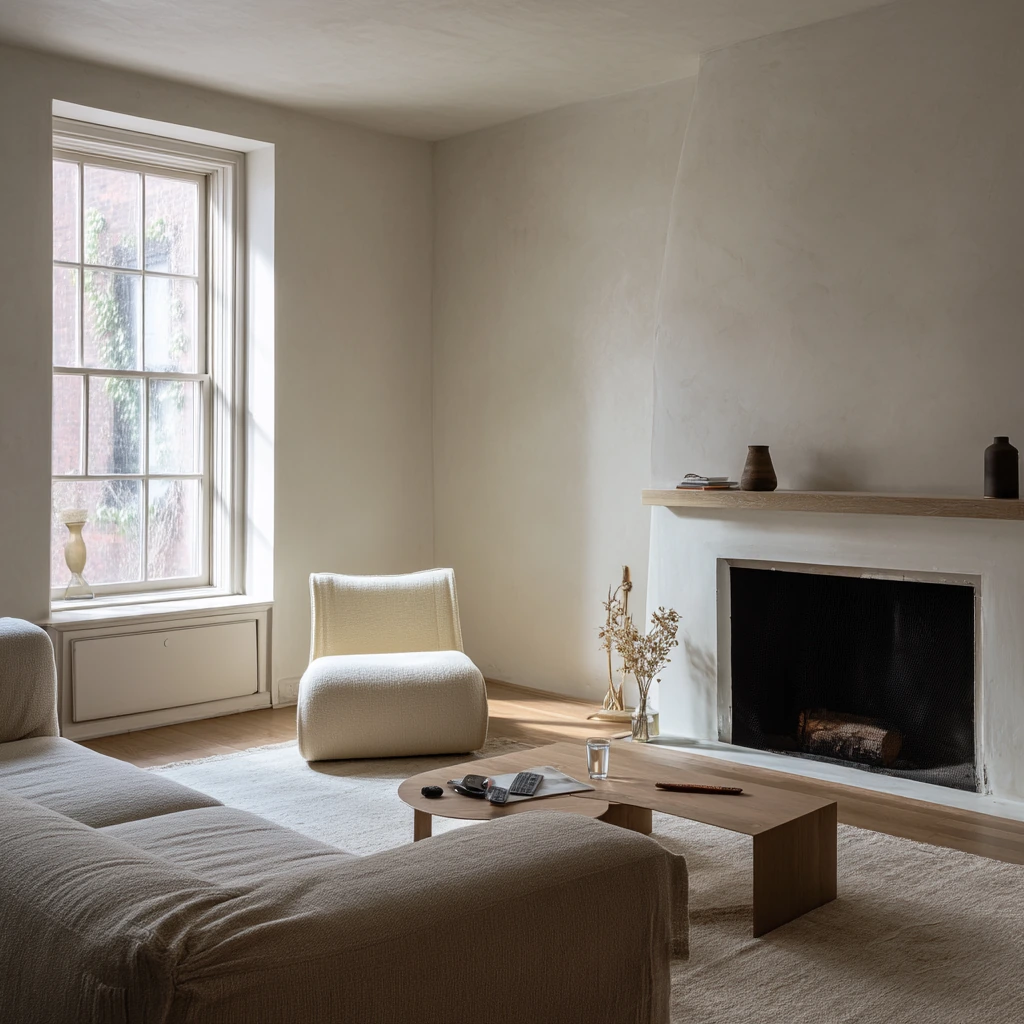 Minimal Hearth with Quiet Layers