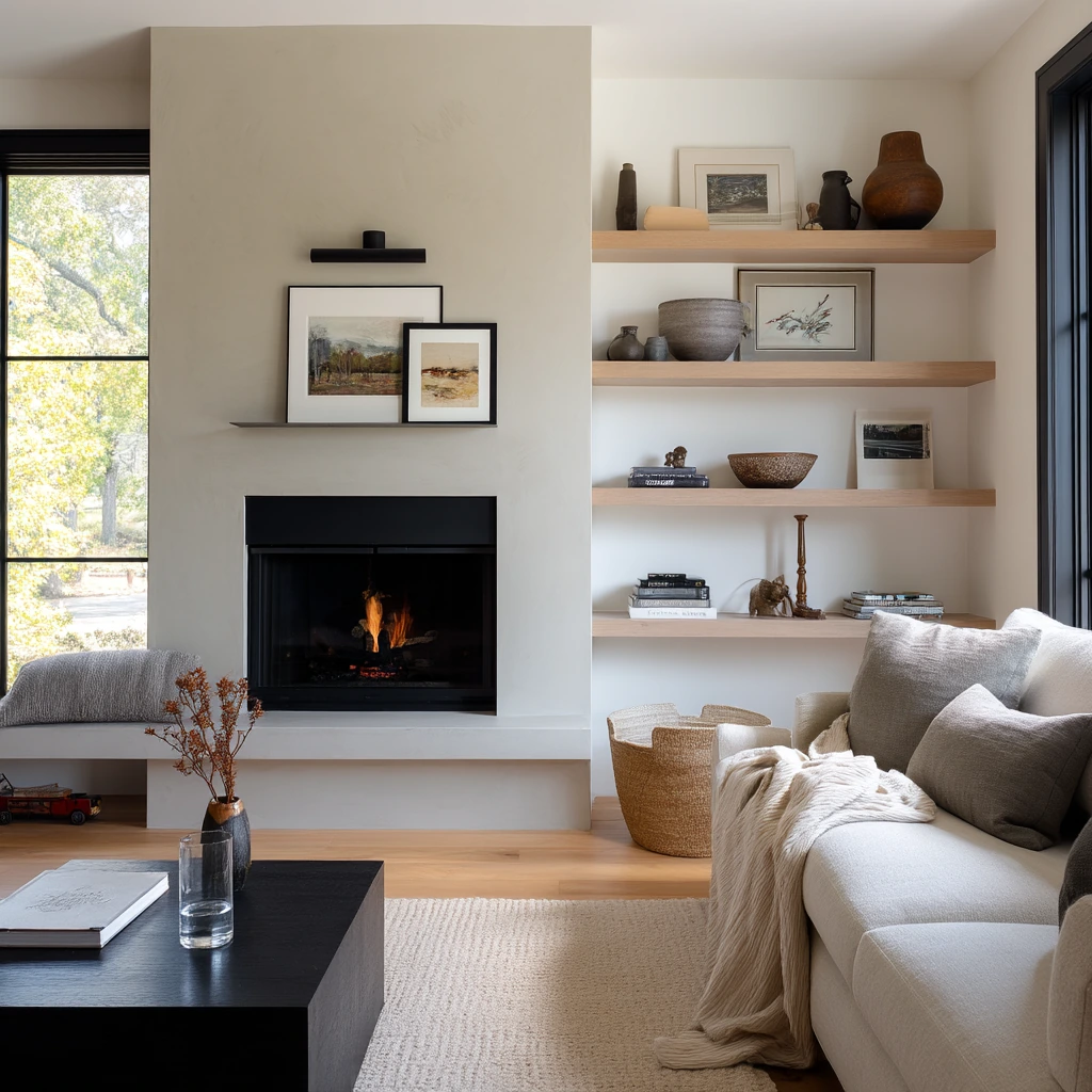 fireplace built in ideas