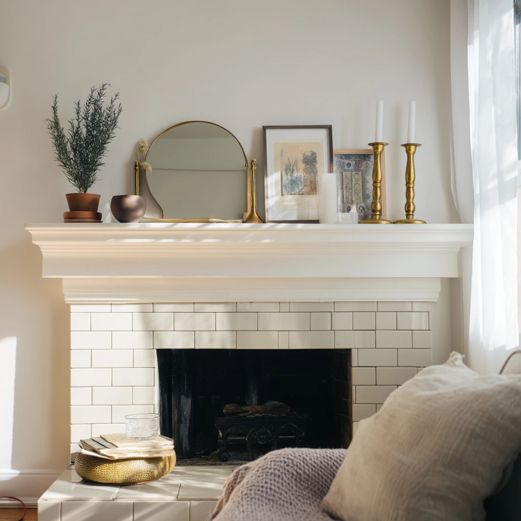 Rental-Friendly Hearth Refresh