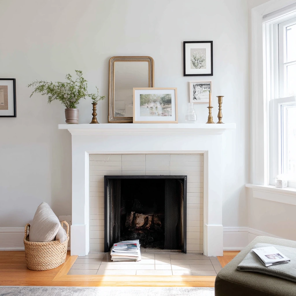 Rental-Friendly Hearth Refresh