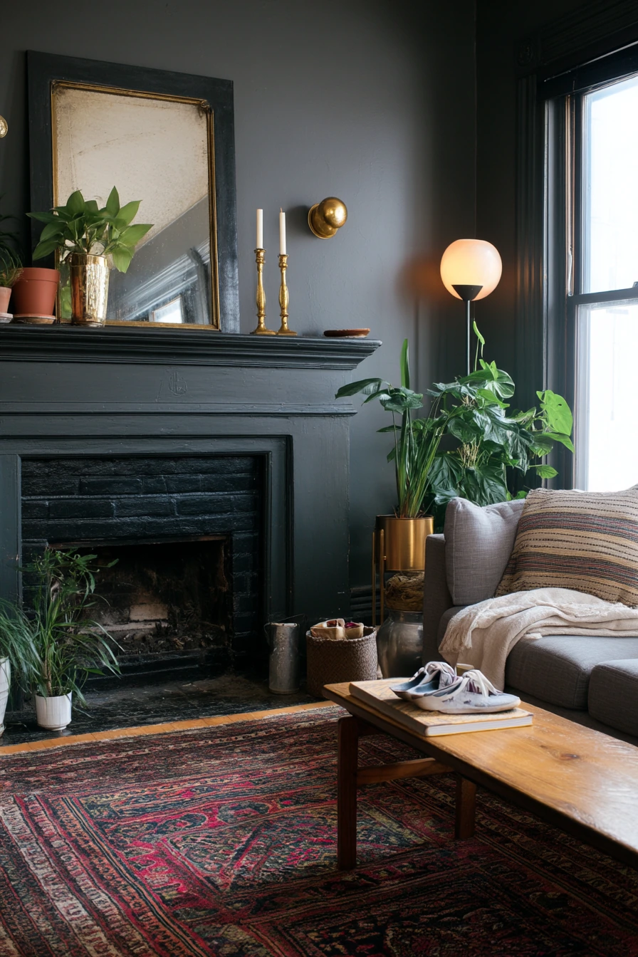 Moody Charcoal Hearth for a Renter
