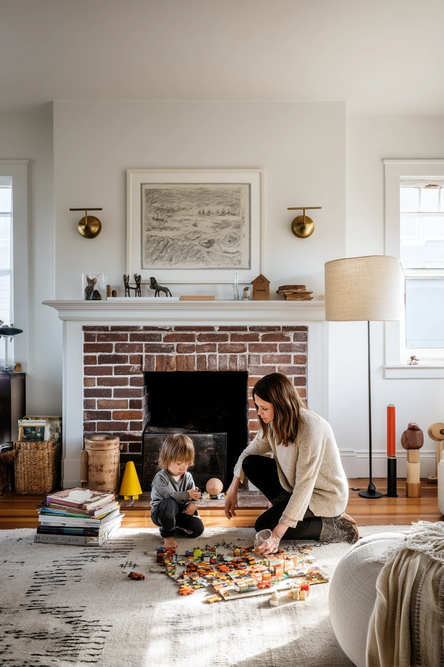 fireplace sconces ideas