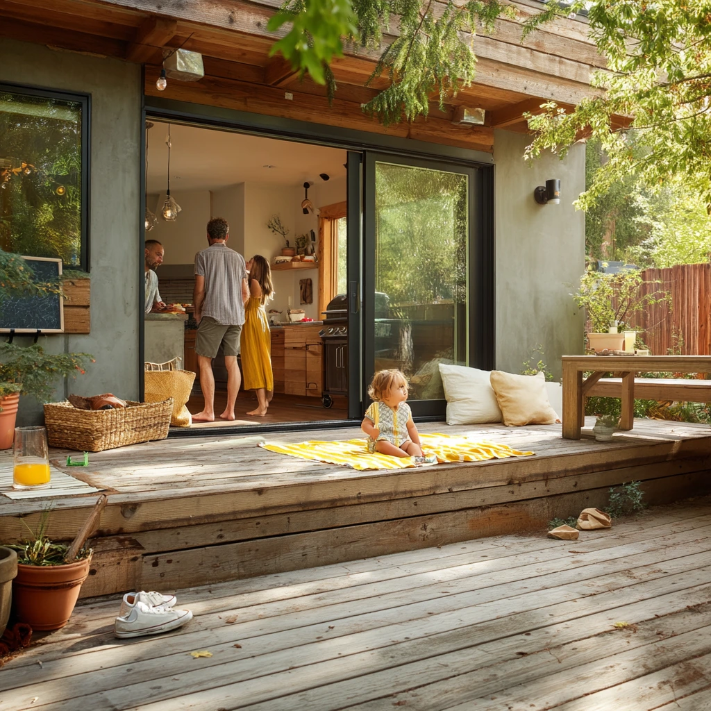 Family Deck With Play Zone