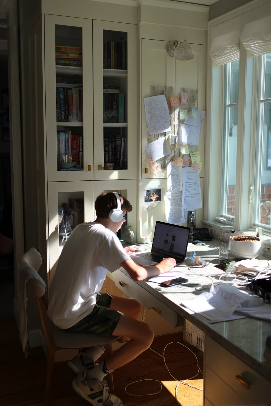 Teen Study Nook Storage
